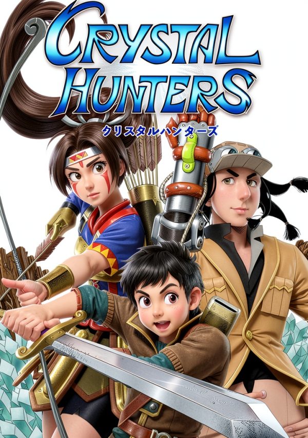 Crystal Hunters Japanese Manga Book, 116 Pages, Kindle Edition-0
