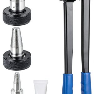 Yescom PEX Expansion Tool Kit 1/2"-3/4"-1" Carbon Steel Carry Case-0