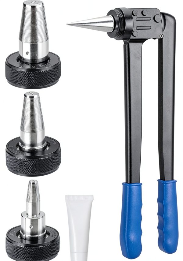 Yescom PEX Expansion Tool Kit 1/2"-3/4"-1" Carbon Steel Carry Case-0
