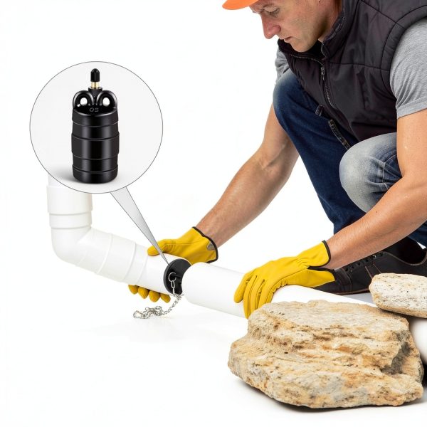 2 Inch Inflatable Pipe Plug Veeviiy Rubber Plug with 39" Hose-2