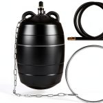 Inflatable Pipe Test Plug 4" ChargeCrew Plug with 39.37" Hose-0