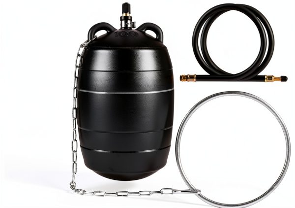 Inflatable Pipe Test Plug 4" ChargeCrew Plug with 39.37" Hose-0