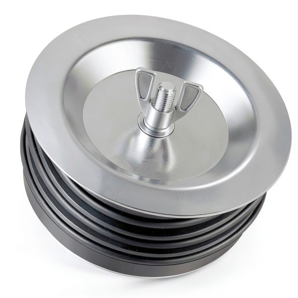 Dreyoo 1 Pcs 5 Inch End of Pipe Gripper Mechanical Plug, Steel Drain Pipe Cover with Galvanized Screw and Wing Nut for Outdoor Sewer Cleanout Drain-0